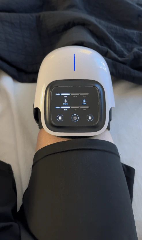 Smart Heated Cordless Knee Massager - Fast Joint Pain Relief & Recovery