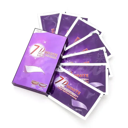 7D Purple Teeth Whitening Strips
