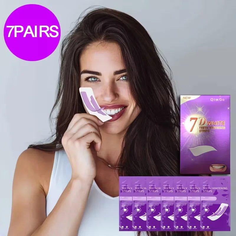 7D Purple Teeth Whitening Strips
