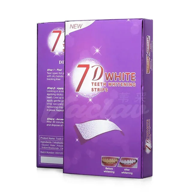 7D Purple Teeth Whitening Strips