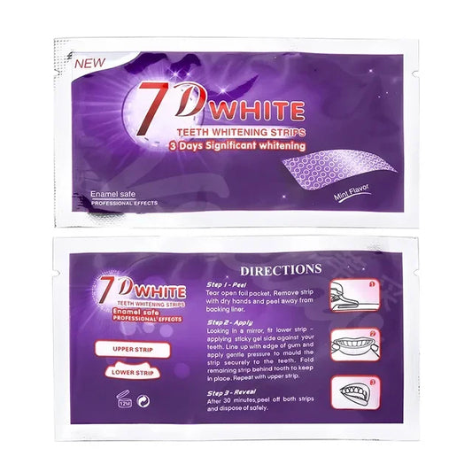 7D Purple Teeth Whitening Strips