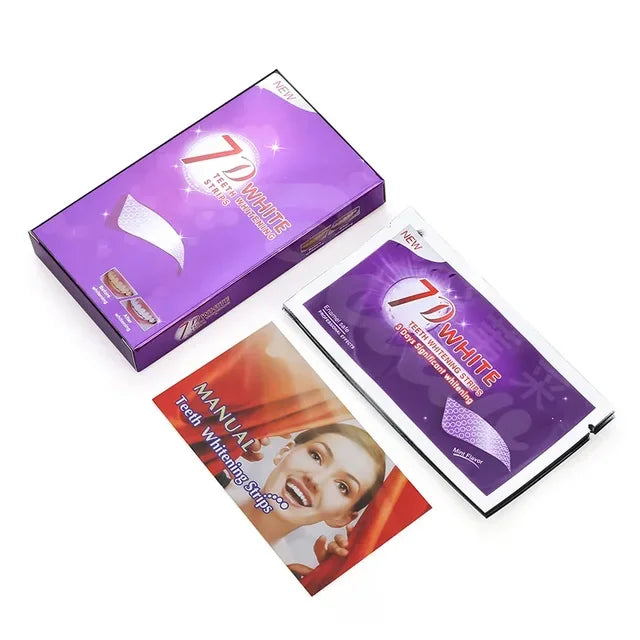 7D Purple Teeth Whitening Strips