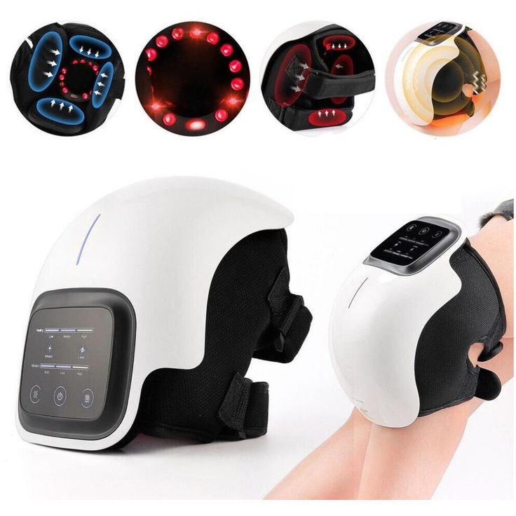 Smart Heated Cordless Knee Massager - Fast Joint Pain Relief & Recovery