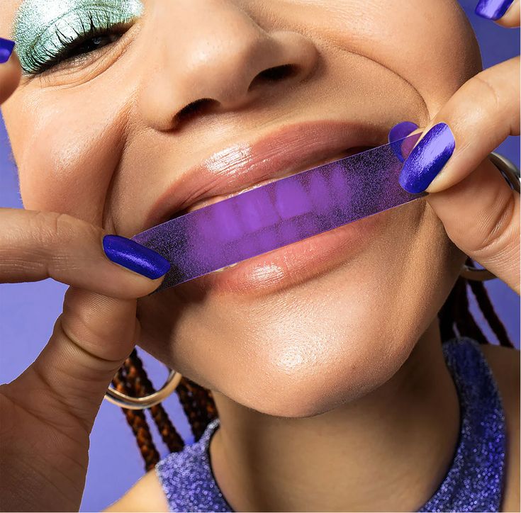 7D Purple Teeth Whitening Strips