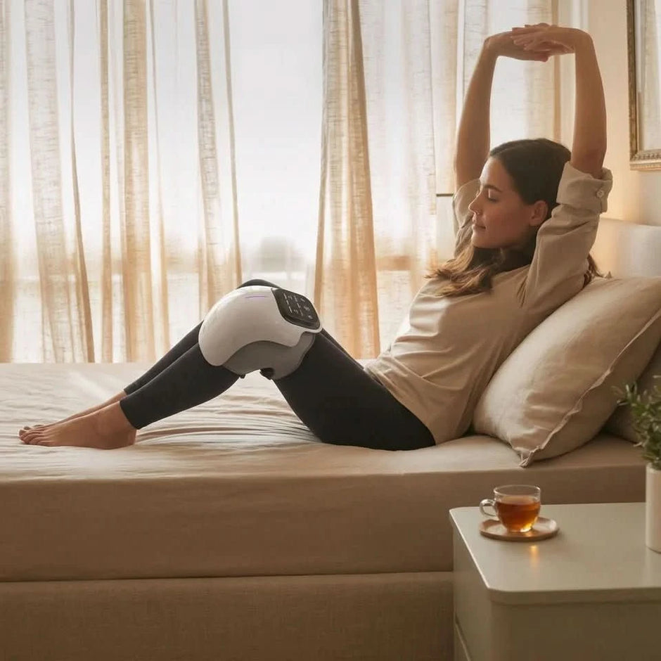 Smart Heated Cordless Knee Massager - Fast Joint Pain Relief & Recovery - LifeForm Co.