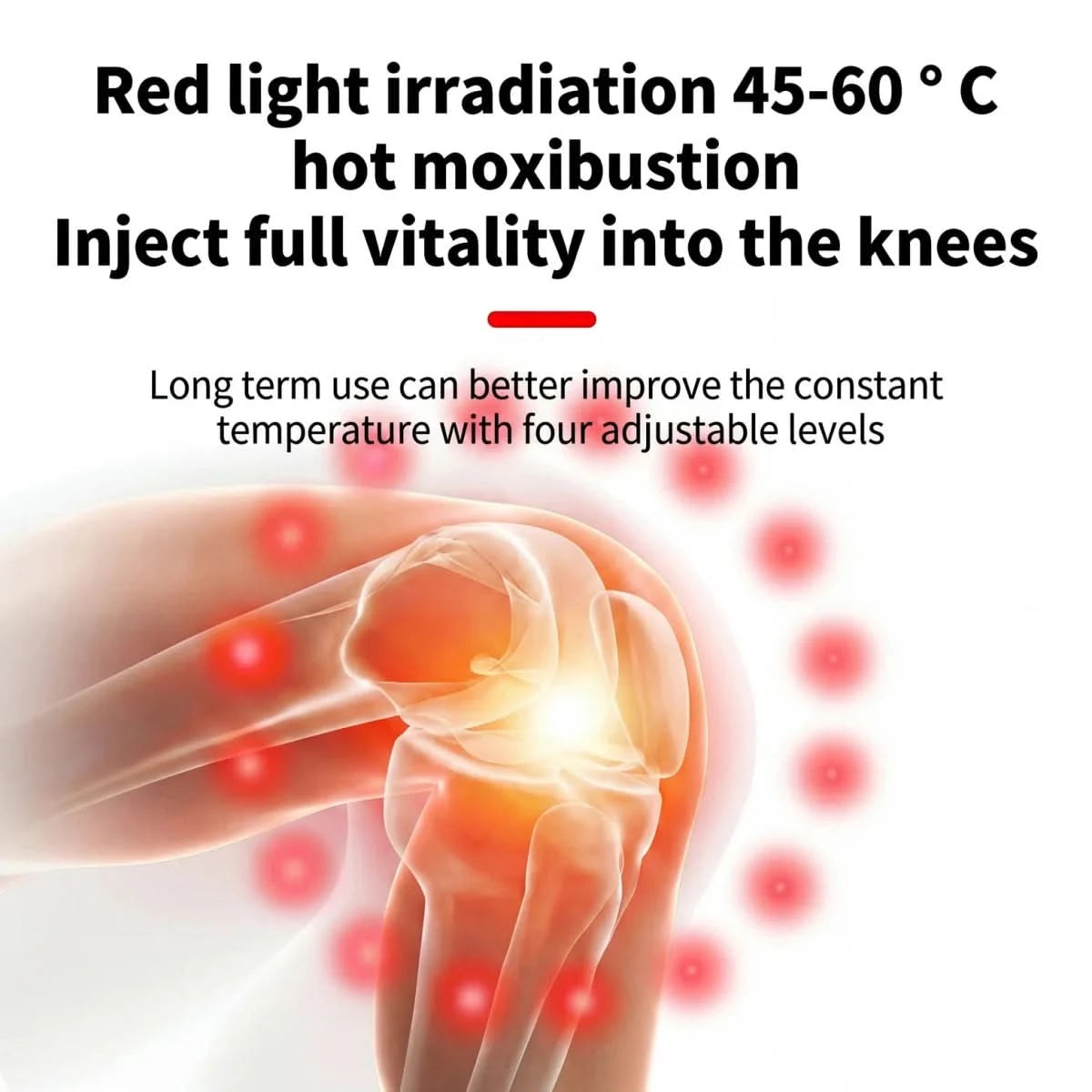 Smart Heated Cordless Knee Massager - Fast Joint Pain Relief & Recovery - LifeForm Co.